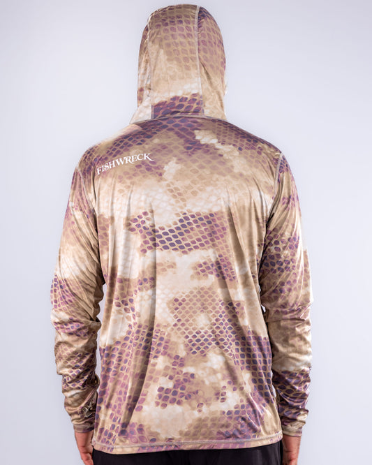 Performance Hooded Shirt - Camo Brown