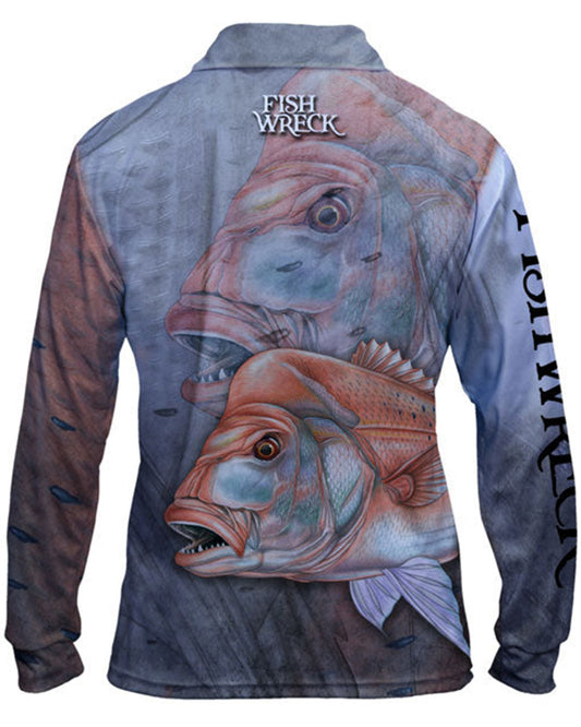 Snapper Fishing Shirt Coloured
