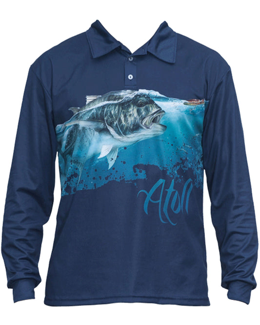 Atoll Blue GT Polo Fishing Shirt