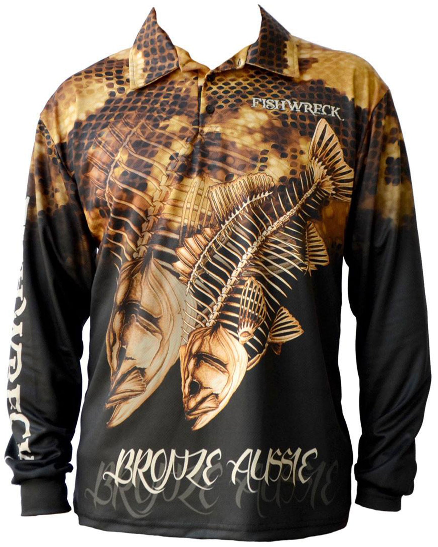 Bass Bronze Aussie Fishing Shirt