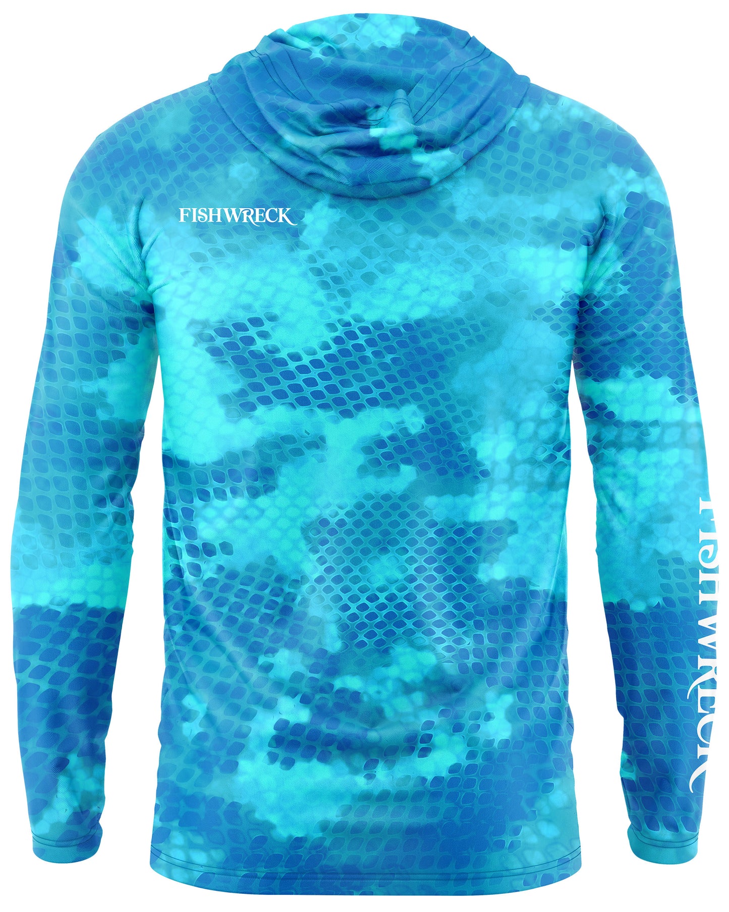 Performance Hooded Shirt - Camo Blue