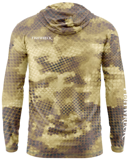 Performance Hooded Shirt - Camo Brown