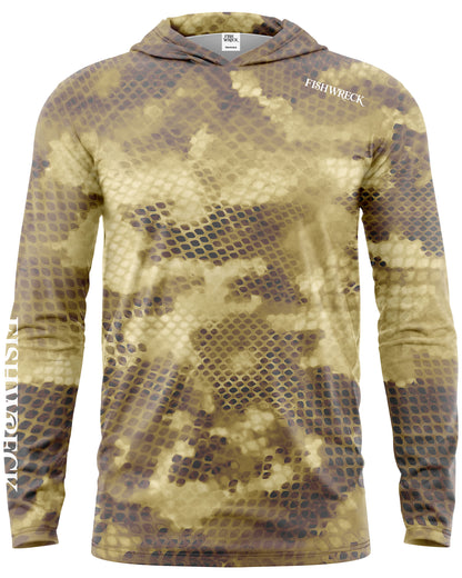 Performance Hooded Shirt - Camo Brown