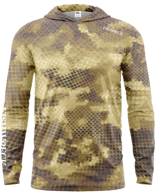 Performance Hooded Shirt - Camo Brown