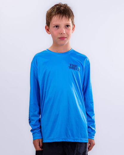YOUTH Performance Shirt - TUNA Blue