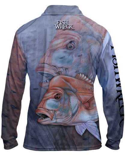 Snapper Fishing Shirt Coloured