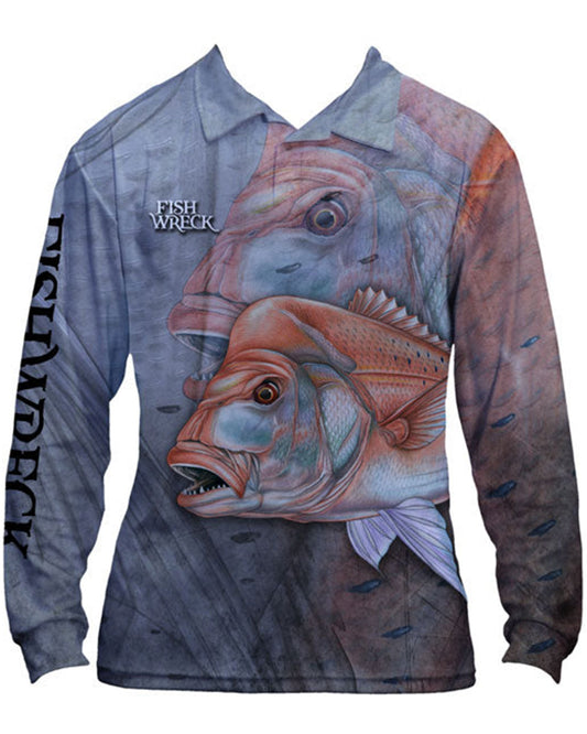 Snapper Fishing Shirt Coloured