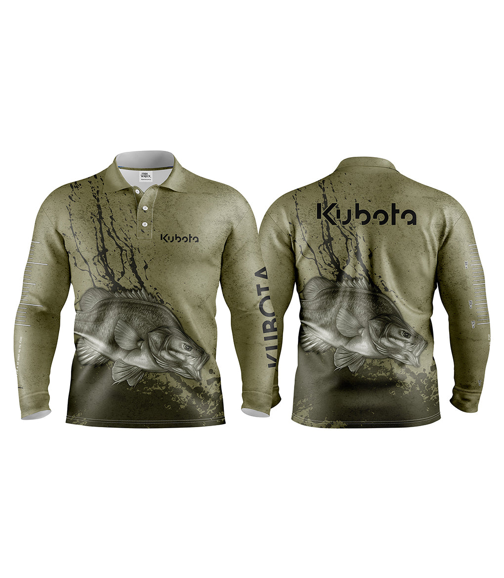 Kubota custom fishing shirt.