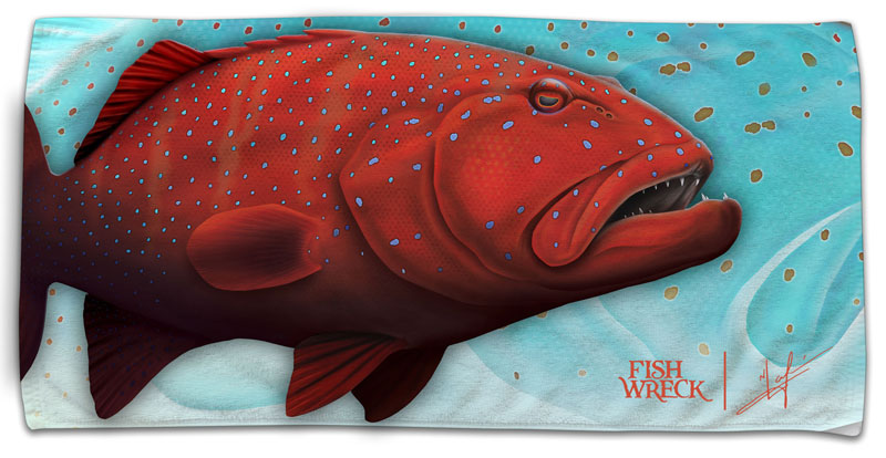 Coral Trout Towel