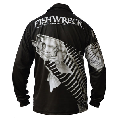 Barramundi Black Fishing Shirt