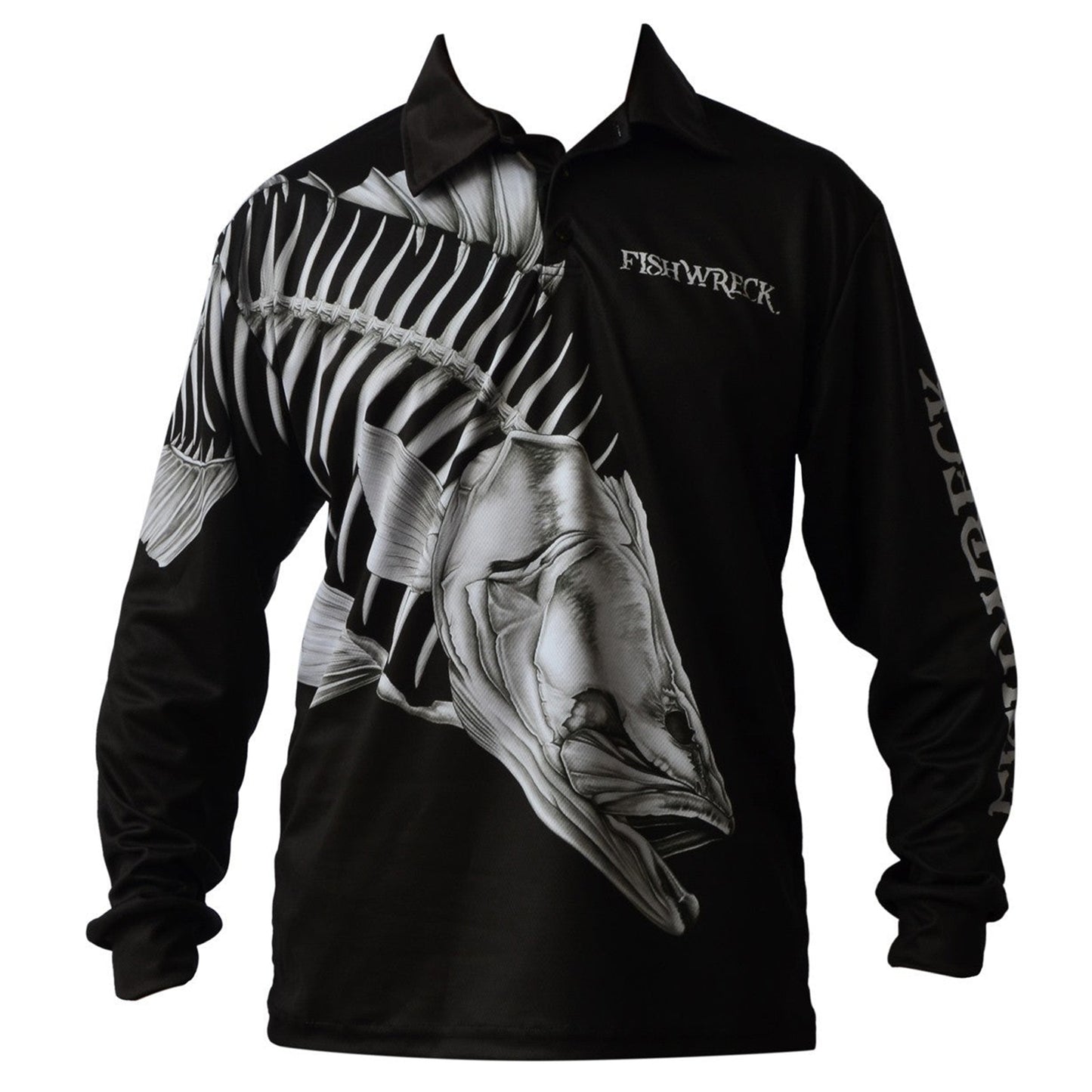 Barramundi Black Fishing Shirt
