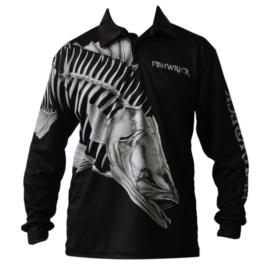 Barramundi Black Fishing Shirt