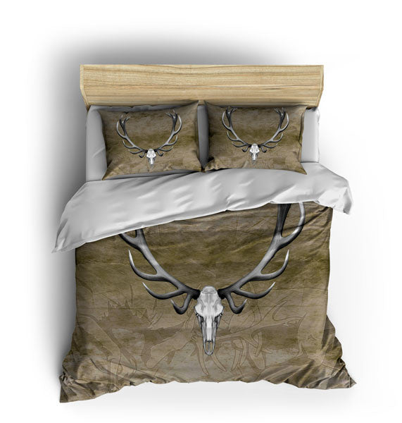 Red Deer Tan Bed Sets