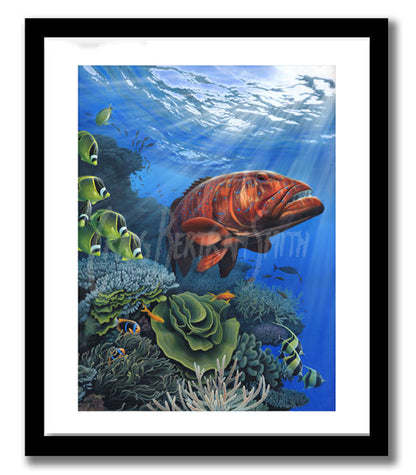 Craig Bertram Smith - Red Rover, Measures 1200mm x 890mm plus outside white border