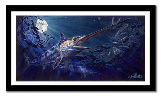 Jason Mathias - Prince Of Darkness 1200mm x 600mm plus outside white boarder