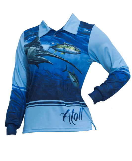 Ladies Marlin Polo Fishing Shirt