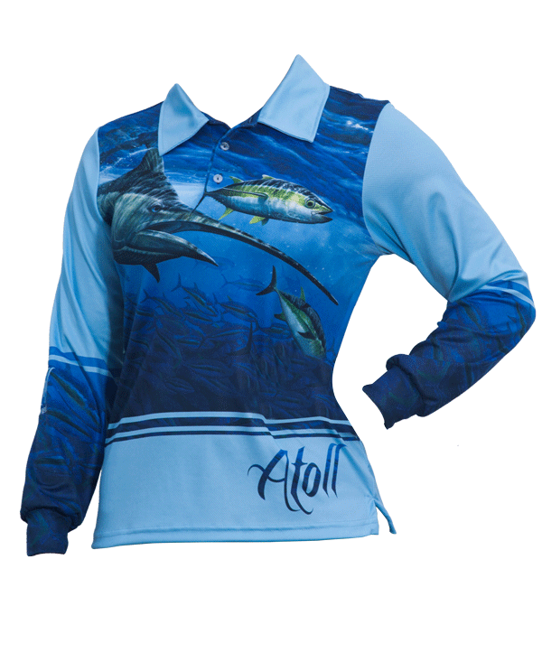 Ladies Marlin Polo Fishing Shirt