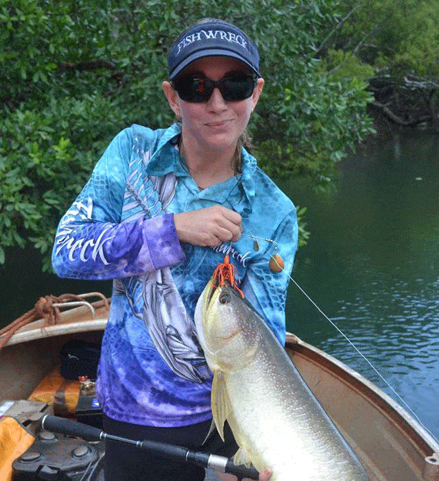 Ladies Teal/purple Polo Fishing Shirt